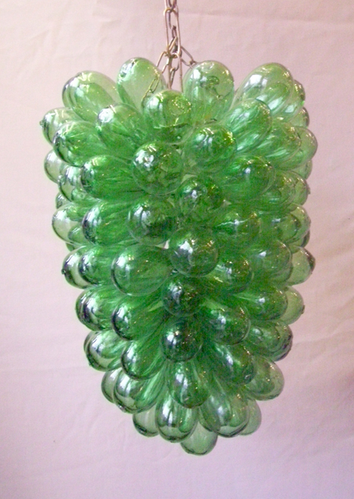 Green Glass Grape Light - Best Seller